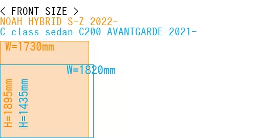 #NOAH HYBRID S-Z 2022- + C class sedan C200 AVANTGARDE 2021-